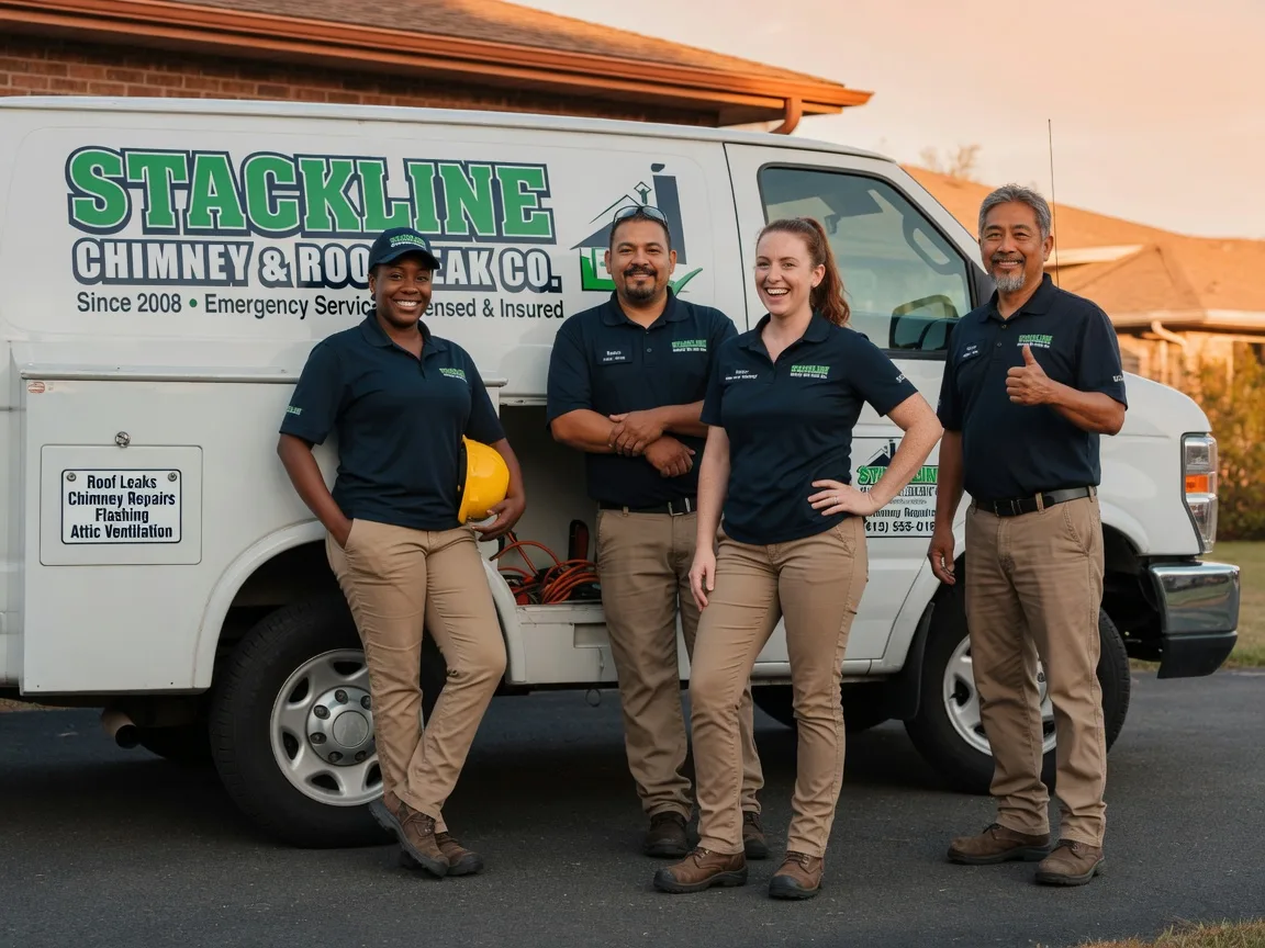 Chimney flashing repair company in Whitsett, TX